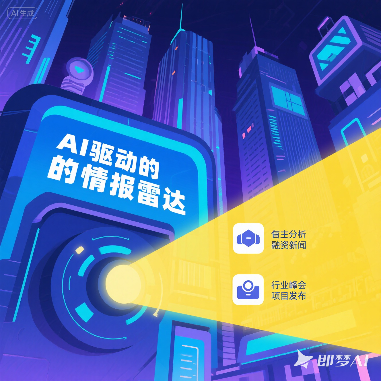 机会雷达UI界面